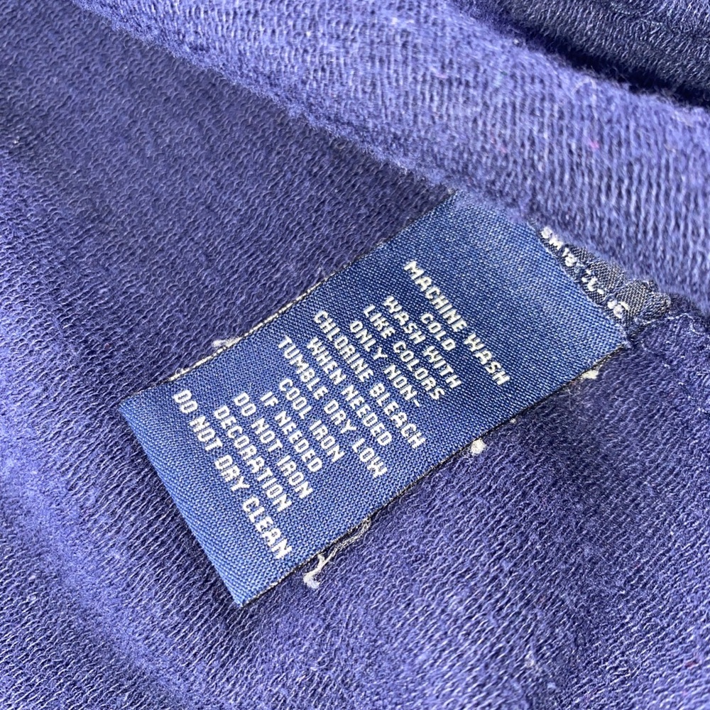 Y2K Polo Ralph Lauren Full Zip
Hoodie Sweatshirt Blue Flag
Polo Jeans Co - Picture 11 of 12